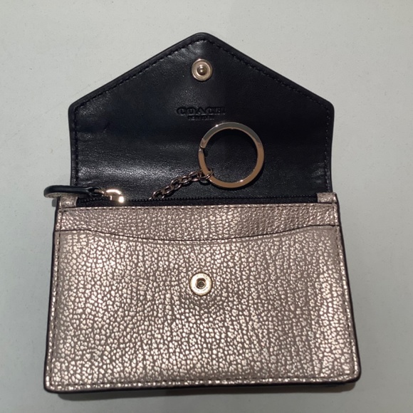 Coach Champagne Key, Coin & Cardholder - Picture 3 of 4